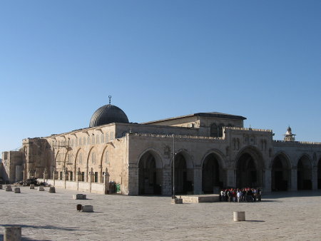 Die Al-Aksa Moschee in Jerusalem