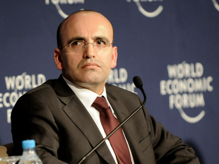 Der trkische Finanzminister Mehmet imek (hier beim World Economic Forum 2008)