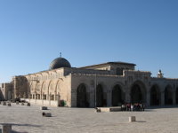 Die Al-Aksa Moschee in Jerusalem