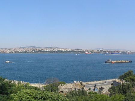 Istanbul - Blick auf den Bosporus
