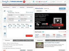 Neue Homepage von Turkish Airlines